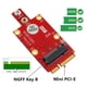 thumbnail image 3 of Adaptador NGFF Key B a Mini PCIe con 2 ranuras para tarjeta NANO SIM para módulo 3G 4G 5G, 3 of 8