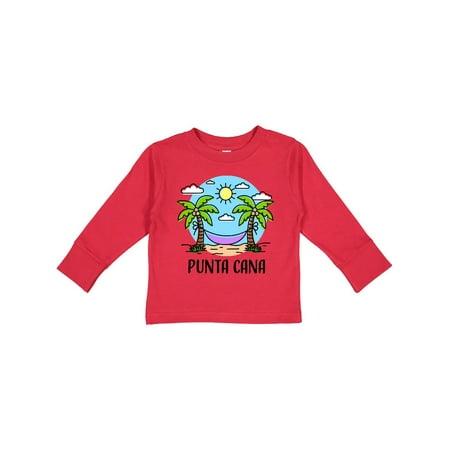 

Inktastic Summer Vacation in Punta Cana Gift Toddler Boy or Toddler Girl Long Sleeve T-Shirt