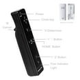 thumbnail image 2 of Wii Controller With Nunchuck Remote Motion Plus Black, Built-In 2 In 1 Motion Nunchuck Controller With Silicone Cover Compatible With Nintendo Wii And Wii U & Pc (Need Adapter) (Black New), 2 of 7