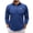 A-Blue635, variant on Mens Polo Shirt Waffle Knit Textured Fabric Denim Collar Tops With Patch Chest Pocket Relaxed Fit Tees