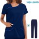 thumbnail image 1 of Ropa de lavado de manga corta para quirófano Ropa de trabajo para el cuidado de la piel femenina Ropa de aislamiento para el operador de enfermería Ropa de trabajo, 1 of 6