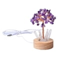 thumbnail image 1 of Natural White Crystal Quartz Tree Lamp With LED Base Feng Shui Tree For Home Stone Night Light, 1 of 6