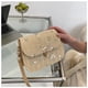 thumbnail image 4 of Zhuge Bolso de hombro tejido para mujer, bolso de mano tejido, bolsos de mano tejidos elegantes para la playa de verano, bolsos de hombro (caqui C), 4 of 5
