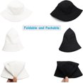 thumbnail image 3 of ORUYROP Bucket Hat for Women Men, Reversible Cotton Summer Sun Beach Fishing Cap Solid Color Style, 3 of 5
