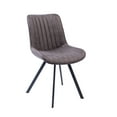 thumbnail image 3 of Porthos Home Vue Dining Chairs, Microfiber and Metal Legs (Set of 2), 3 of 7