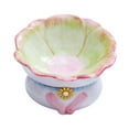 thumbnail image 3 of Ceramic Cat Bowl Snack Recipe Protect Pet cuellos s menos vómitos para gatos pequeños, medianos y grandes cachorros de cachorros de interior Verde, 3 of 8