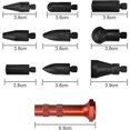 thumbnail image 2 of Kit de reparación de abolladuras sin pintura, kit de herramientas de eliminación de abolladuras, reparación de abolladuras de automóviles, bolígrafo de metal, herramienta de eliminación de abolladura, 2 of 5