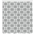 thumbnail image 3 of Ambesonne Mandala Shower Curtain, Eastern Petals and Leaves, 69"Wx84"L, Black and White, 3 of 3