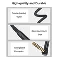 thumbnail image 2 of Cable de instrumentos Elebase TRS de 1/4 pulgadas, 3 m, paquete de 2, 2 of 7