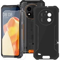 for Oukitel G1 (6.52") Phone Case   Screen Protector, Shockproof Cover Bumper Slim Soft Silicone TPU Anti-Scratch Case   Tempered Glass for Oukitel G1 - Black