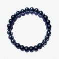 thumbnail image 3 of Hematite & Onyx Beaded Bracelet Set - Stretch Stone Bracelets for Men & Women, Therapy Jewelry, Trendy Couples Gift, 8mm Natural Stones, 3 of 6