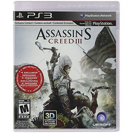 Used Assassin's Creed III For PlayStation 3 PS3