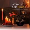 thumbnail image 5 of MUKTIVE Bird Urn - Tear Drop Urns for Human Ashes - Black & Purple Urn for Women - 10 Inch Large - Urns for Human Ashes Adult Female - Ash Holder, 5 of 7