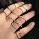 thumbnail image 4 of Guardurnaity 12 Uds. Conjunto de anillos de dedo huecos de cantidad asequible para niñas anillos de dedo articulados Vintage Ropa, zapatos y accesorios Miscelánea, 4 of 6