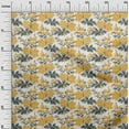 thumbnail image 2 of oneOone Cotton Flex Fabric Leaves & Floral Ikat Print Fabric By The Yard 40 Inch Wide, 2 of 4