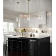thumbnail image 2 of Progress Lighting Clarion 1-Light Pendant, Steel, Satin Brass, Clear Glass Shade, 2 of 8