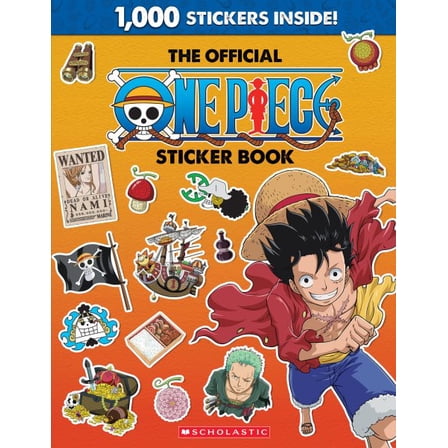 Pre-Owned SCHOLASTIC: The Official One Piece Sticker Book (Hardcover)