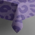 thumbnail image 5 of Purple Leopard Print Square Tablecloth,Waterproof Square Table Cover,Wipeable Spillproof Washable Table Cover for Home Kitchen Party Decor 42"X42"(107x107cm), 5 of 6