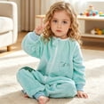 thumbnail image 3 of RFQWOVSR Baby Long Sleeve Footless Onesie with Zipper Closure, Flannel, 3 of 6
