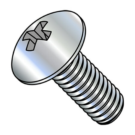 

6-32X3 Phillips Truss Full Contour Machine Screw Fully Threaded Zinc (Pack Qty 1 500) BC-0648MPT