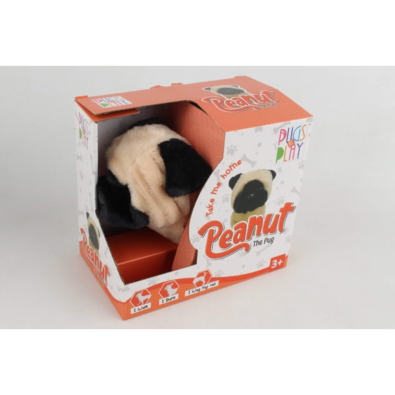 Pugs at Play Peanut Walking Dog