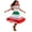 White, variant on Ruyang Teen Girls Oktoberfest Midi Dresses Crewneck A-Line Swing Maxi Dresses Traditional German Bavarian Dirndl Performance Skirts