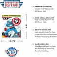thumbnail image 2 of Captain America Masterwork Tin Sign, 2 of 4