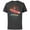 Charcoal, variant on Disney The Nightmare Before Christmas Beach Scare-adise Jack - Short Sleeve Cotton T-Shirt for Adults - Customized-Black