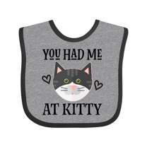 Inktastic Kitty Cat Baby Gift Girls Baby Bib