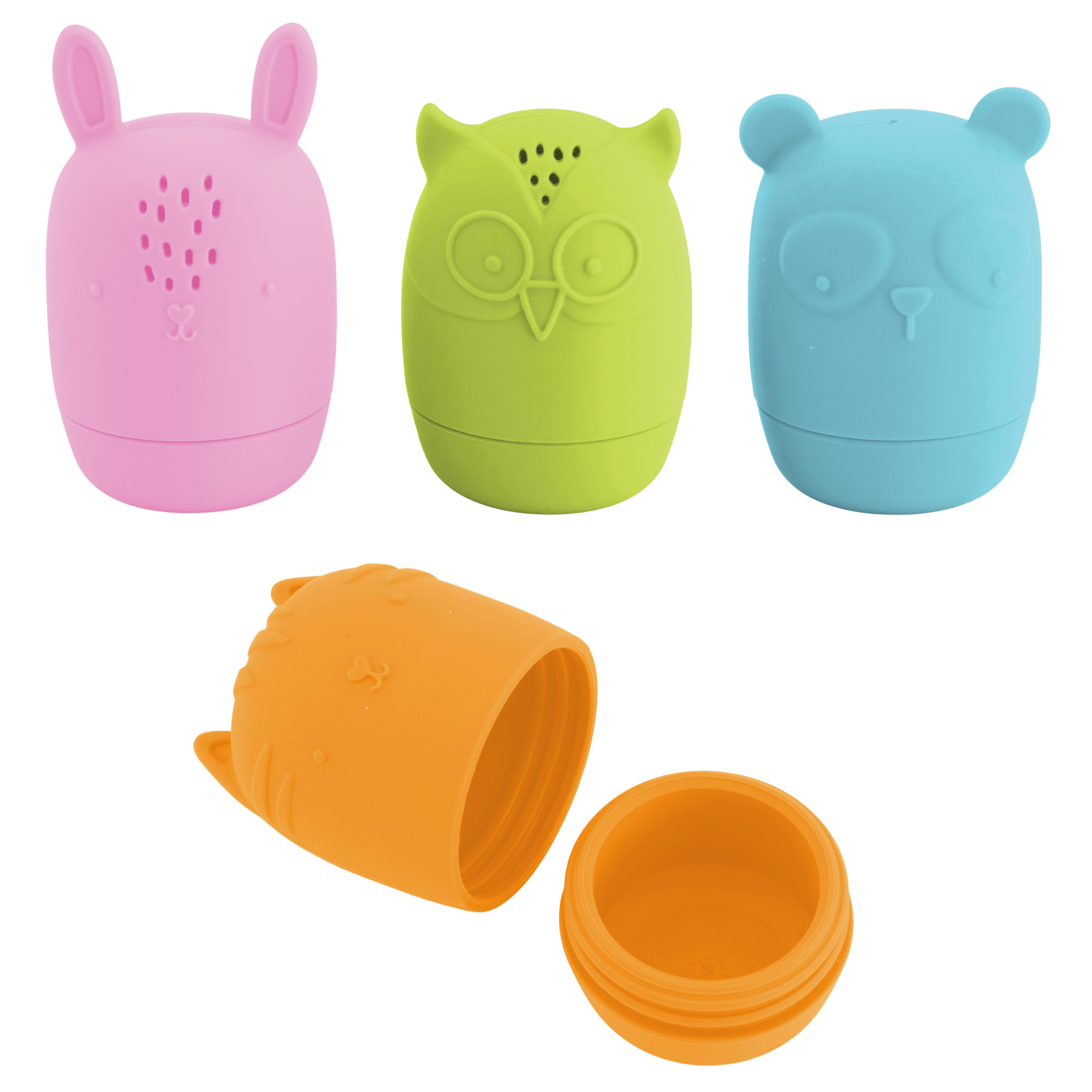 Infantino Clean Bath Silicone Squirters, 4-Pack photo 1