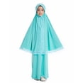 thumbnail image 3 of Otqutp Muslim Prayer Hijab Dress for Girls Hooded Abaya Full Cover Islam 𝗗ubai Modest Robe 𝗜slamic Ramadan Prayer Clothes, 3 of 9