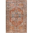 thumbnail image 3 of Mark&Day Washable Rugs, 5x7 St Johns Traditional Burnt Orange Area Rug, Pink Orange Blue Carpet for Living Room, Bedroom or Kitchen (5' x 7'6", Machine Washable), 3 of 10