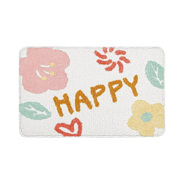 Pink Soft Bedroom Carpet Thickened Plush Small Area Rug Non-Slip Bathroom Mat For Indoor Use Machine Washable Pink 15.74 X 23.62 Inches