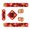 Peace and joy, variant on Geemin 2026 Chinese New Year Horse Couplets Set Traditional Red Paper Decorations