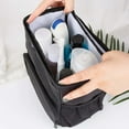 thumbnail image 4 of Large Capacity Hanging Toiletry Bag for Men & Women, Portable Waterproof Bathroom Shower Bag, Organizer Makeup Bag, 4 of 7