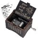 thumbnail image 1 of Music Box Wooden Hand Crank Music Boxes You are My Sunshine Musical Box Gift for Birthday, 1 of 5