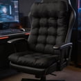 thumbnail image 4 of Cojín para silla con respaldo | Cojín integrado para asiento y soporte lumbar para una postura correcta | Cojín ergonómico para silla de oficina, hogar, comedor o coche | Cómodo cojín antideslizante, 4 of 7