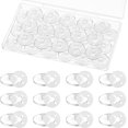 thumbnail image 1 of HLONK Clear Running Bib Clips Race Number Buckle Fixing System Triathlon Race Bib Holder Running Fixing Clips Field Events Fastener Holder for Runners Marathon  Skating  Track, 1 of 6