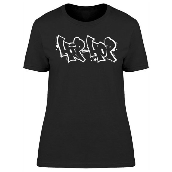 Hip Hop Graffiti Style T-Shirt Women -Image by Shutterstock, Female x-Large