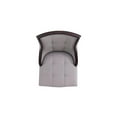 thumbnail image 5 of Manhattan Comfort Fifth 18.5" Faux Leather Dining Chair in Gray (Set of 2), 5 of 11