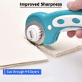 thumbnail image 3 of 60MM Rotary Cutter Blades, 10PCS Premium Spare Replacement Cutting Blades with Sharpness, Great for Heavy Duty Use, Quilting, Patchwork, Crafts and Sewing, 3 of 6