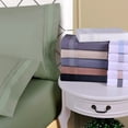 thumbnail image 2 of Superior  Wrinkle Resistant Embroidered Microfiber Deep Pocket Sheet Set, 2 of 5