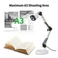 thumbnail image 2 of 2 In 1 Document Scanner Camera & Webcam With Auto- And LED Supplemental, Light 8M HD A3 Scan Size For Online Teaching ,Compatibility, 2 of 7