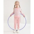 thumbnail image 3 of SANMIO Toddler Girl Clothes Girls Tracksuit Outfit Cute Striped Sweatshirt Sweatpants Set Fall Winter Sweatsuit For Girls 1-5T, 3 of 7