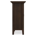 thumbnail image 5 of Redmond Solid Wood 32inch WideTransitional Low Storage Cabinet in Brunette Brown, 5 of 11