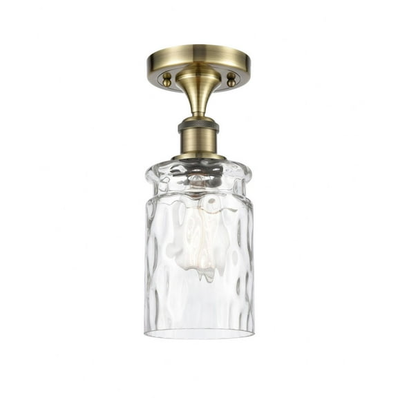 Innovations Lighting - Candor - 1 Light Semi-Flush Mount In Industrial Style-13