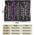 thumbnail image 2 of LHSHID Christmas Birthday Gifts Blanket Flannel Soft and Comfortable Anti static Bed Sofa Blanket 50x60in, 2 of 3