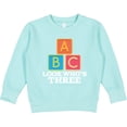 thumbnail image 2 of Inktastic 3rd Birthday 3 Year Old Alphabet Toddler Sweatshirt, 2 of 4
