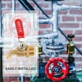 thumbnail image 4 of OULII Water Pipe Valves 1Set Golden Shut Off Valve Round Handle Plumbing Supplies, 4 of 8