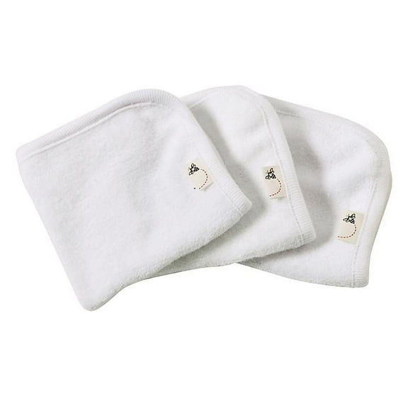 Burt's Bees Baby 3-Pack Organic Cotton Washcloths in Cloud